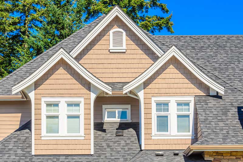 Home with energy-efficient windows